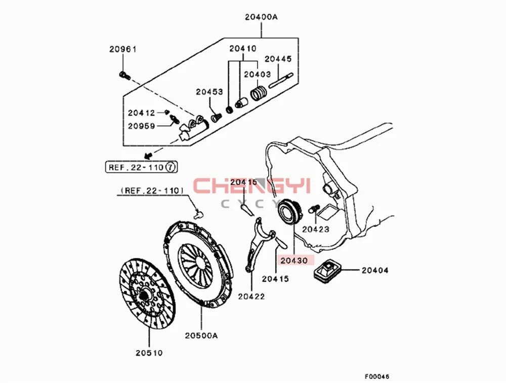 Clutch Thrust Release Bearing For Mitsubishi Carisma Colt Fto Mirage Mini H76W H77W MB518147 MR445959
