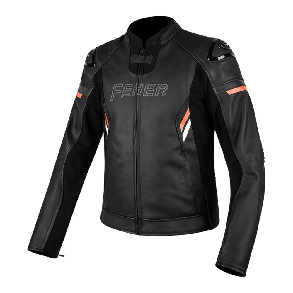 

Мотоциклетная куртка съемная винтажная куртка CE сертификация противоосенняя кожаная гоночная одежда кожаная куртка из воловьей кожи