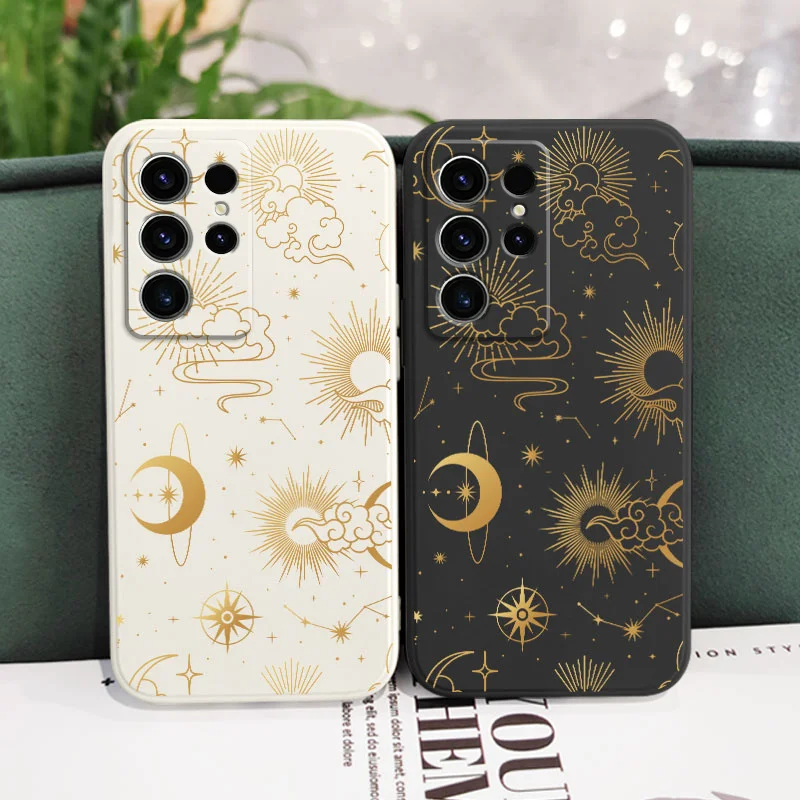 Golden Starry Sky Phone Case Cover