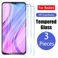 3PCS Tempered Glass for Xiaomi Redmi Note 10 9 8 7 Pro 9S 8T Screen Protector For Redmi 9 9T 9C NFC 9A 9AT 8 8A 7A 6 Glass 1