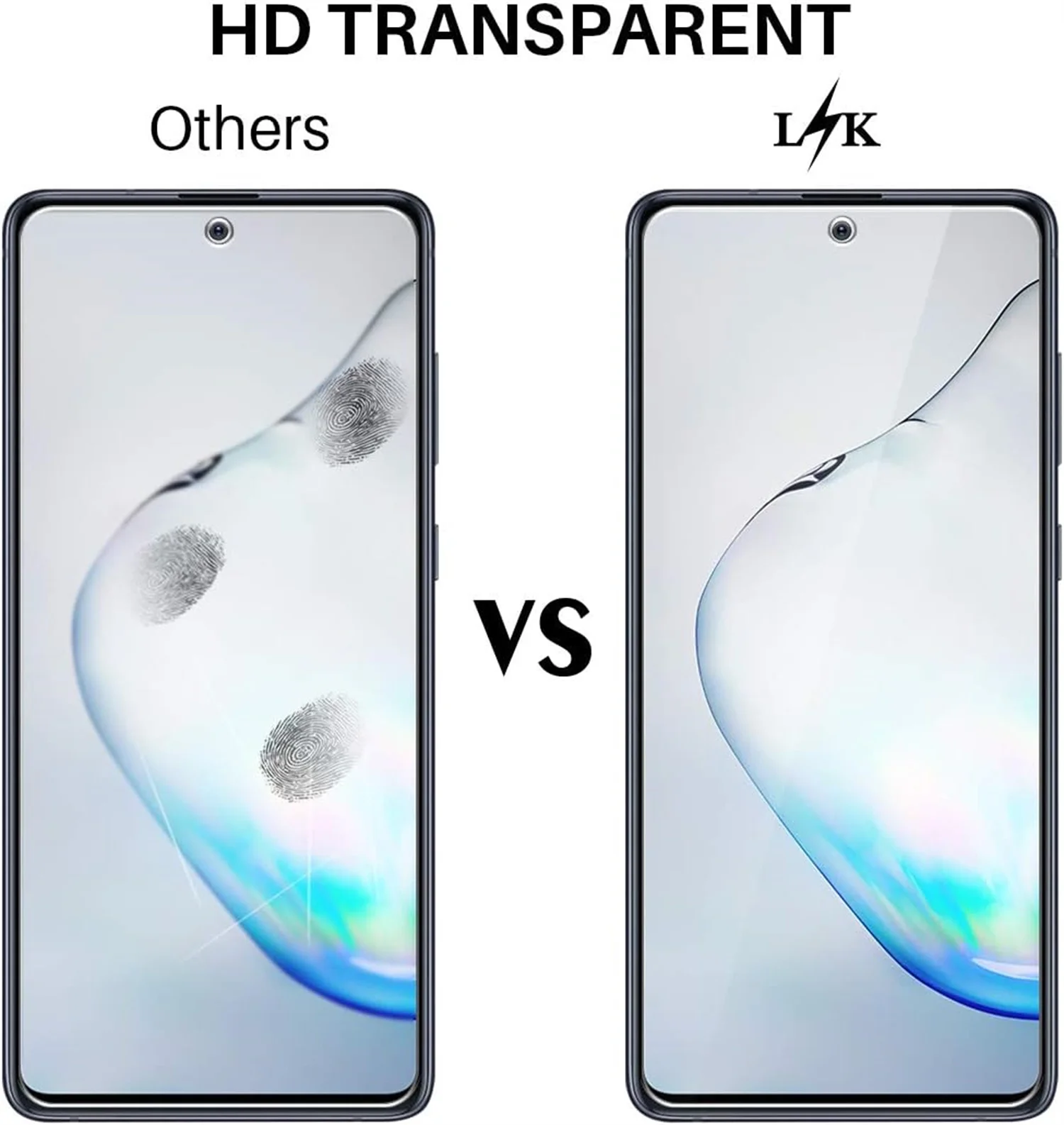 High-Definition Anti-Drop Tempered Glass Screen Protector - Available in Single or 4-Pack