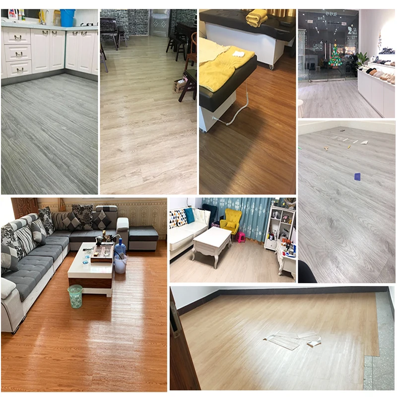 Self-Adhesive Waterproof Wood Grain Floor Sticker 2