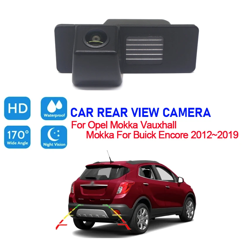 Hd 1080*720 Fisheye Telecamera Per Retromarcia Per Opel Mokka Vauxhall Mokka Per Buick Encore 2012 ~ 2019 Accessori Per Parcheggio Di Backup Per Auto
