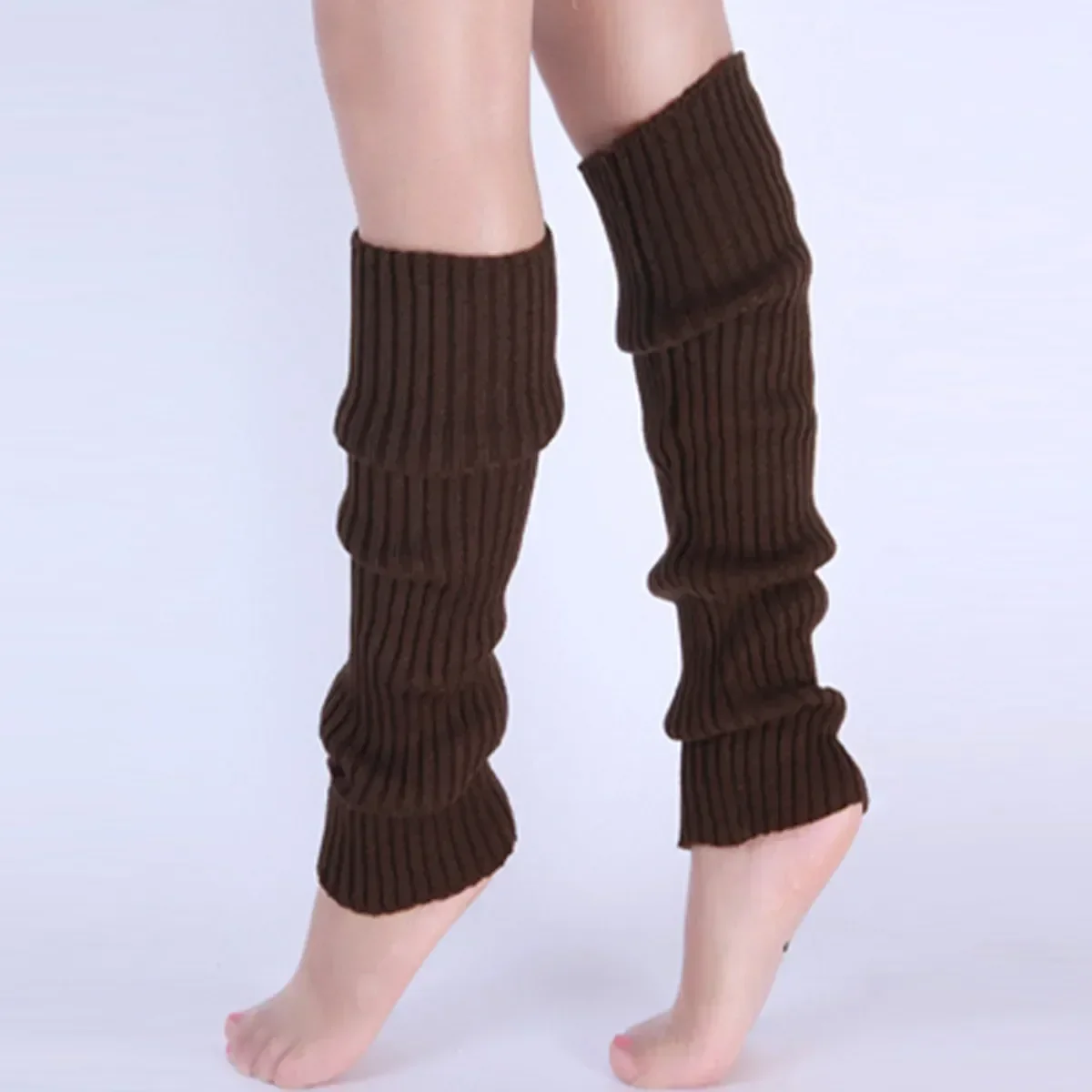 Women's Classic Thick Rib-Knit Knee-High Warm Leg Warmer Socks — photo 5