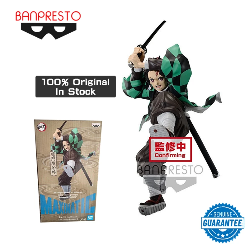 

Оригинальная Коллекционная экшн-фигурка Banpresto 19 см, рассекающая демонов, максимальное напряжение VOL2, аниме Kamado Tanjirou