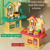 WizKidz Toy Kitchen Set for Boys and Girls with Realistic Lights and Sounds Simulated Food Cooking Stove Sprayer and Toy Sink 2