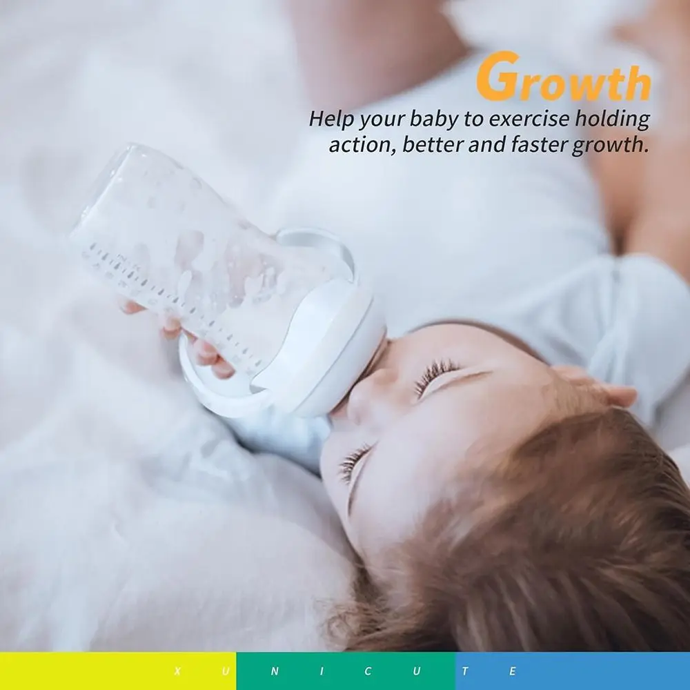 Easy Grip Baby Bottle Handles Universal Durable Baby Bottle Holder Safe Baby Feeding Bottle Accessories for Philips Avent 4