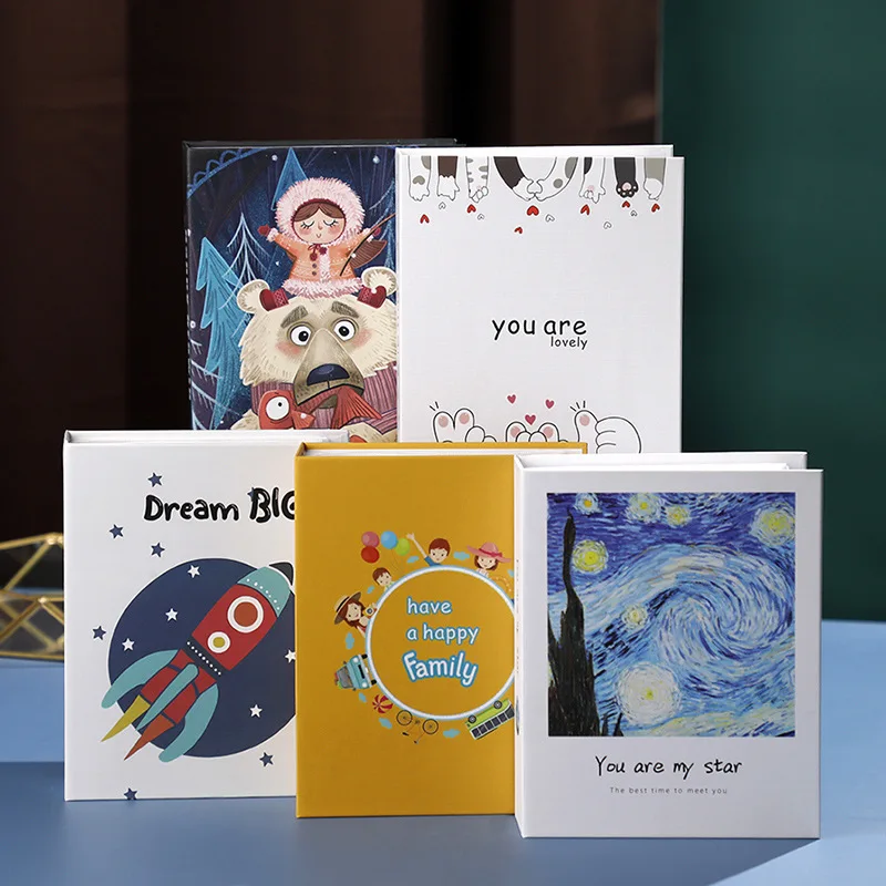 Photo Album 100 Pockets 6 inch Photo Album Picture Storage Frame for Kids Children Gift Scrapbooking Picture Case
