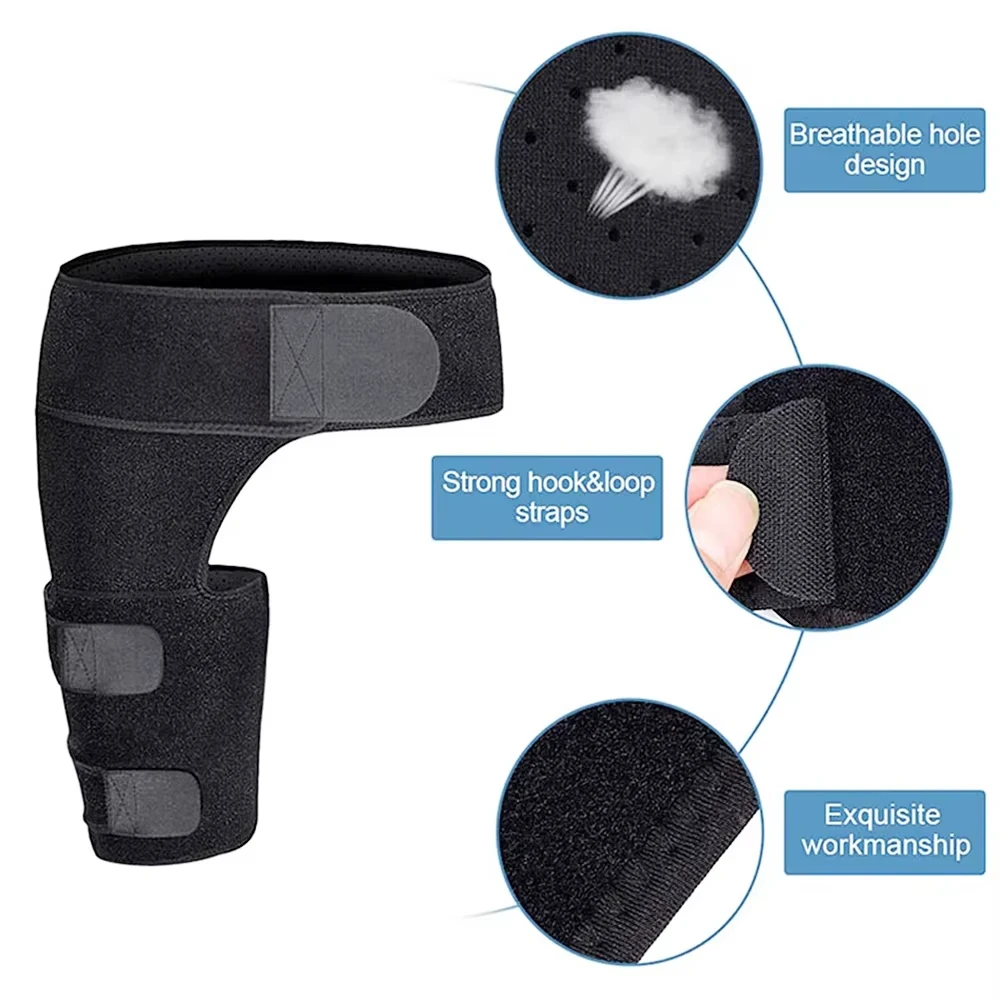 Ortho-Wrap Hip Brace Hip Support Brace Breathable Sciatica Support Protective Sleeve Flexor Anti-Strain