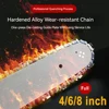 8 Inch Chainsaw Guide Bar And Saw Chain Set 45 Drive Link Electric Saw 1/4''P for Brushless Electric Saw Wood Cutter Spare Chain 5