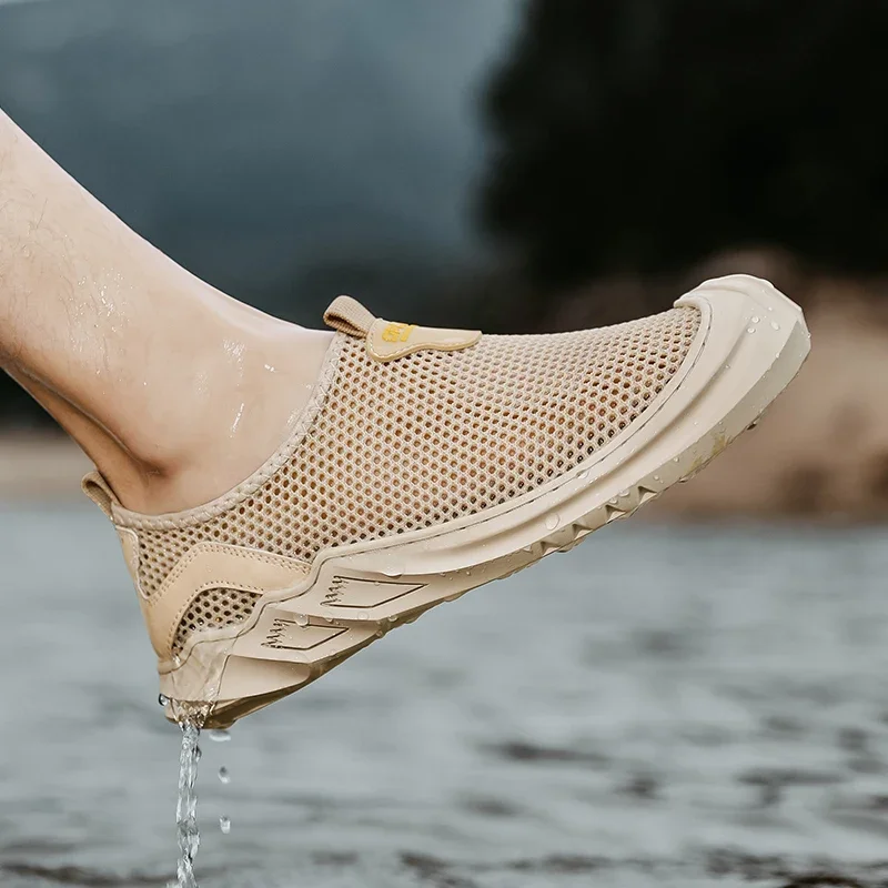 New Running Shoes for Man Breathable Sports Shoe Light Weight Fashion Summer Breathable Sneakers for Men Plus Size 38-46