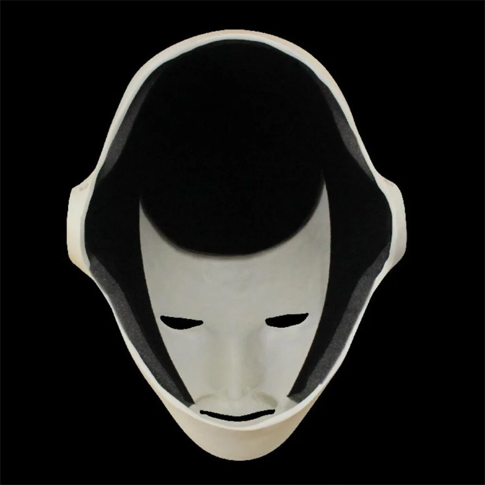 Glatze Bart Maske Harz Maske Halloween Lustige Performance Party Prop – Detail 2