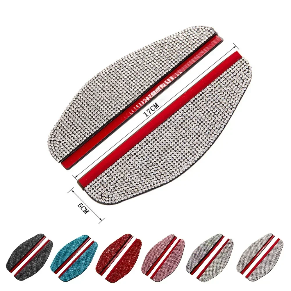 Car Rearview Mirror Rain Eyebrow Protector Multicolored Cars Side-Rearview Snow Sun Rain Cover Auto Decoration Accessories