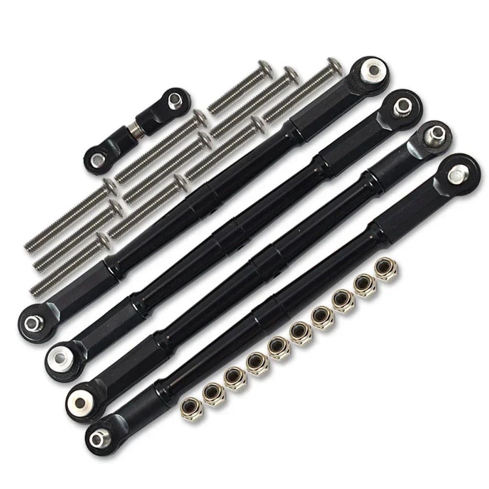 GPM For ARRMA 1/7 FIRETEAM 1/8 KRATON NOTORIOUS OUTCAS TALION 6S Upgrade Parts Metal Steering Tie Rod AR330221+AR340071+AR330230 metal steering tie rod
