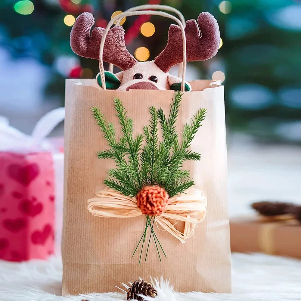 Festive Artificial Pine Needles for DIY Holiday Decorations