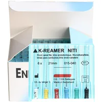 10 Packs Dental K-REAMERS NITIFLEX FILE 21/25mm 15-40 NiTi Flexible Endo Root Canal Files Hand Use Endodontic Dentistry Products 1