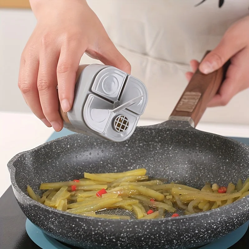 Spice Jar with Lid 4-Compartment 6