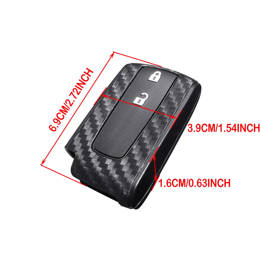 Remote Key Accessories 2 Buttons Silicone Car Key Fob Cover Case Shell For TOYOTA Corolla Verso Camry Prius 20 gen2 2004-2008