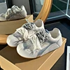 Women's Sports Shoes  Spring and Autumn Fashionable Genuine Leather Breathable Women's Vulcanized Shoes Luxury Designer 2