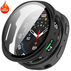 Premium Tempered Glass & Hard PC Full Coverage Screen Protector Bumper Watch Case for Watch 9 - 8 40mm (Black 10)