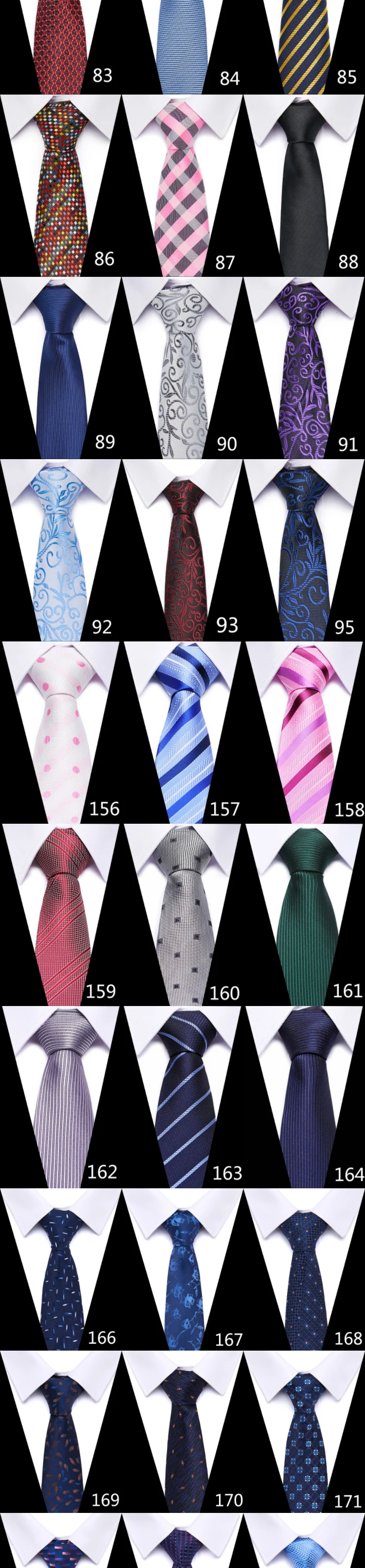 Viele Farben Neuester Stil Dropshipping Krawatte Herren Dunkelblau Hochzeitsaccessoires Gepunktete Performance-Krawatte Herren Krawatte Cravat – Detail 8