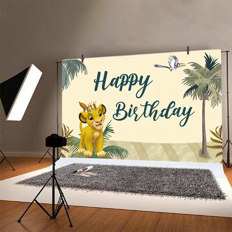 Disney The Lion King Party Backdrop Birthday Party Baby Shower Photo Background, birthday backdrop, party backdrop curtain, party decoration, photo booth props, photography props, party supplies