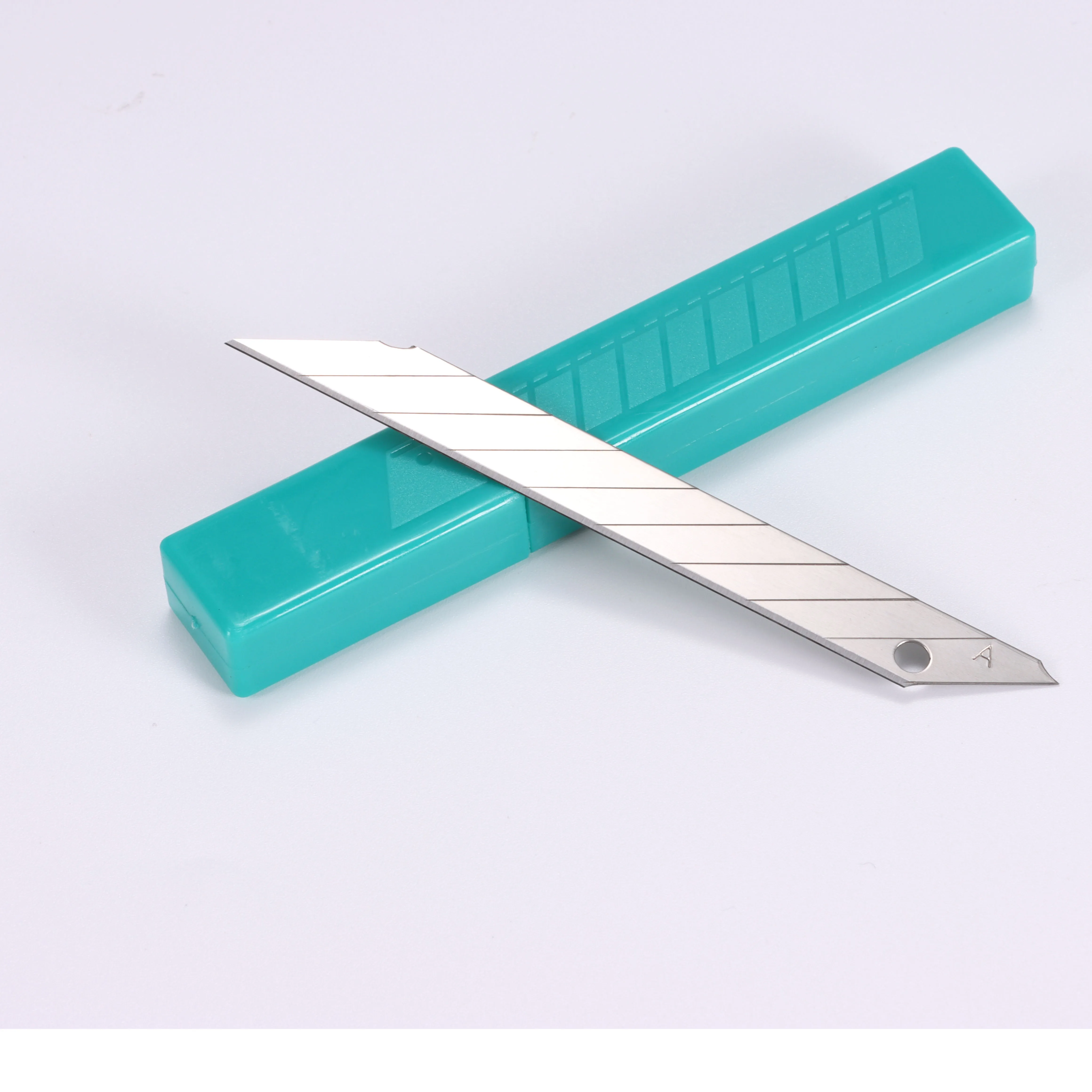 10 PCS 사무용품 30도 유틸리티 나이프 리필 블레이드 합금강 교체 블레이드 커팅 블레이드 나이프