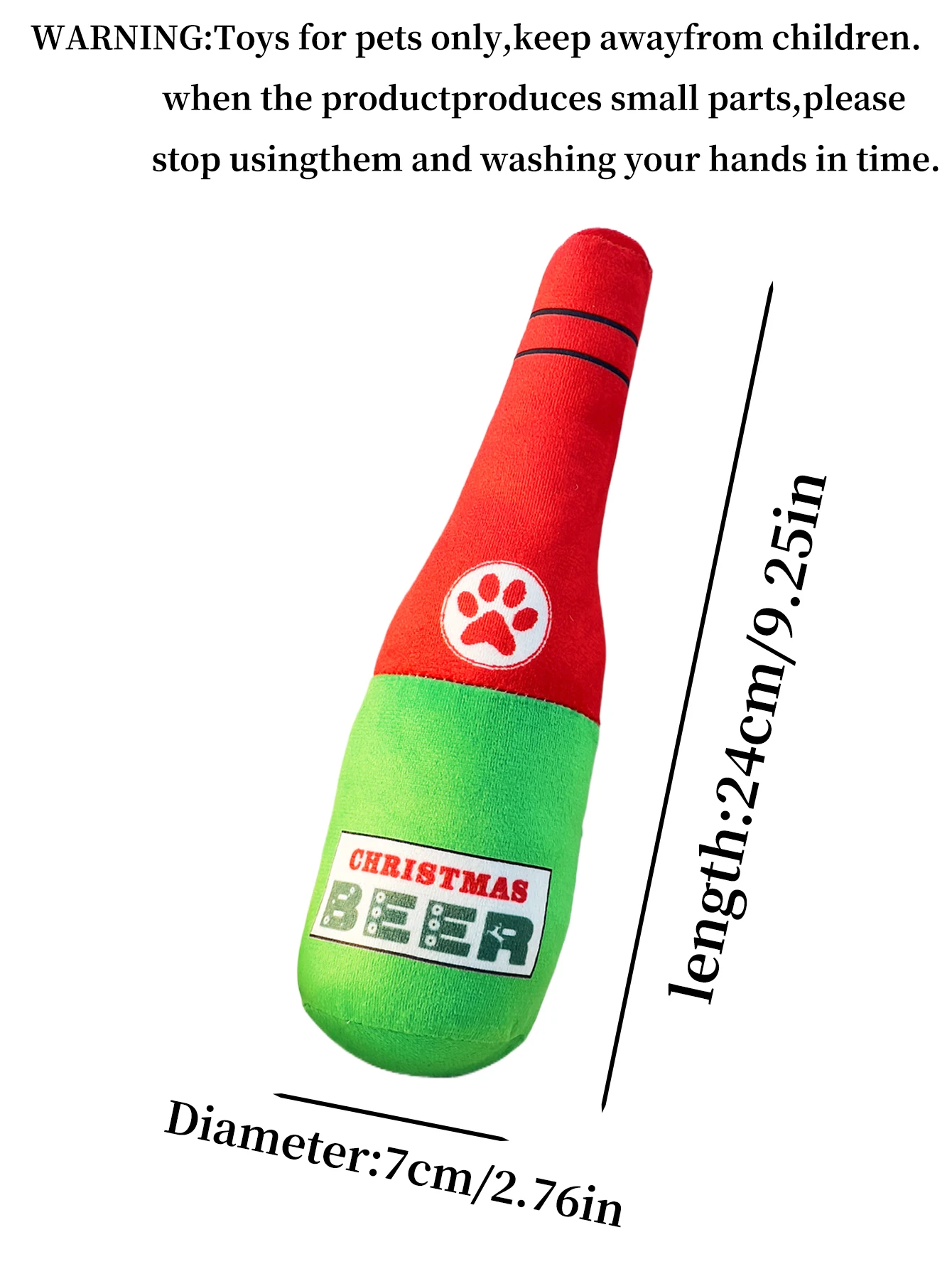 A pet plush toy bottle shape pet bite toy pet relief interactive pet toys can sound pet toys 6