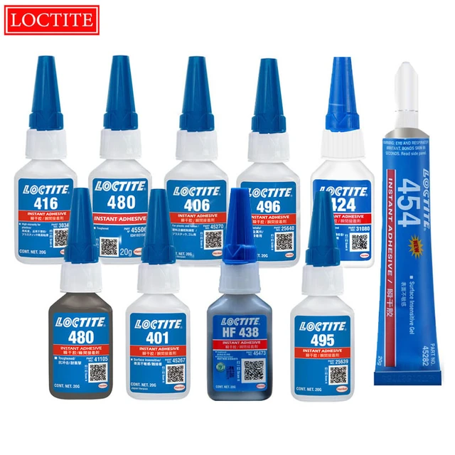 20g 500g Super Glue Loctite 406 Instant Dry Adhesive Rubber