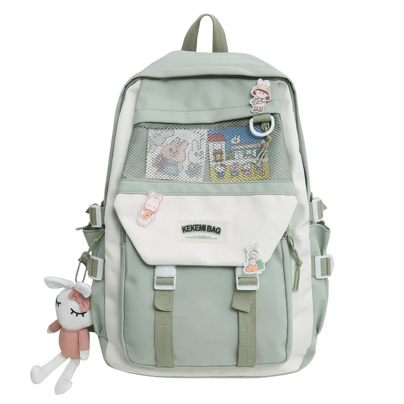 Middle School Backpack for Teen Girls College Student High School Bag Women  Bookbag Casual Campus Korean Bagpack