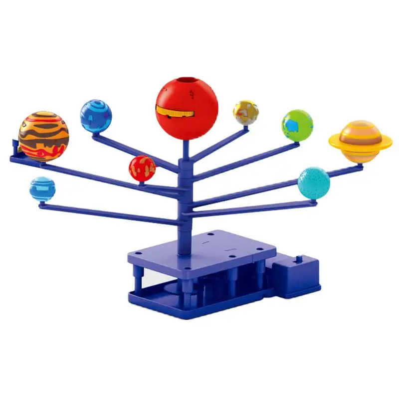 

The Solar System Planetary Model Interactive Planetarium Toy Rotates Eight Planets Projection 3D Astronomical Apparatus For Kids