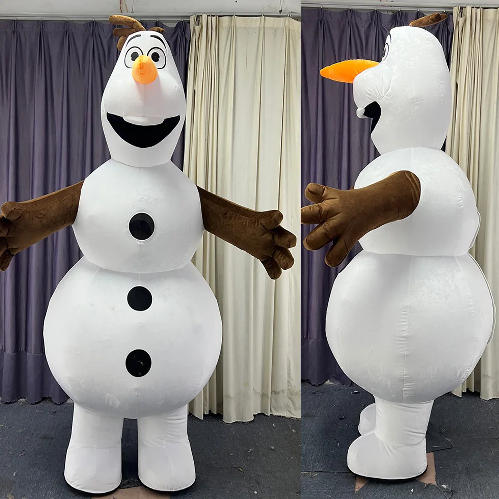 Gigante Gonfiabile Olaf Pupazzo di Neve Costume Della