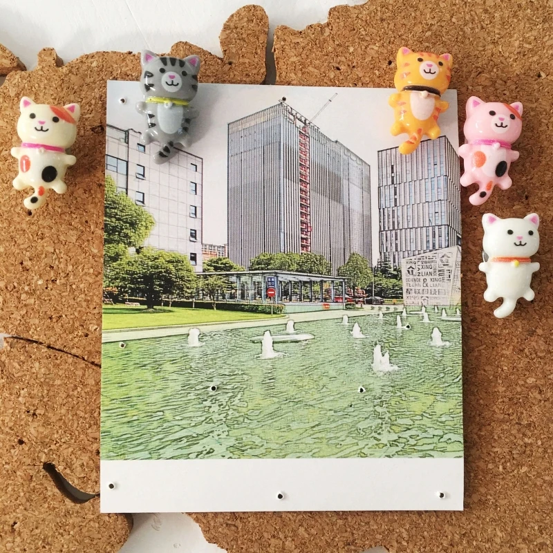 Thumbtack Pushpins Decorative Cork Board Pins Map Drawing Photo Wall Studs Office School Classroom Supplies