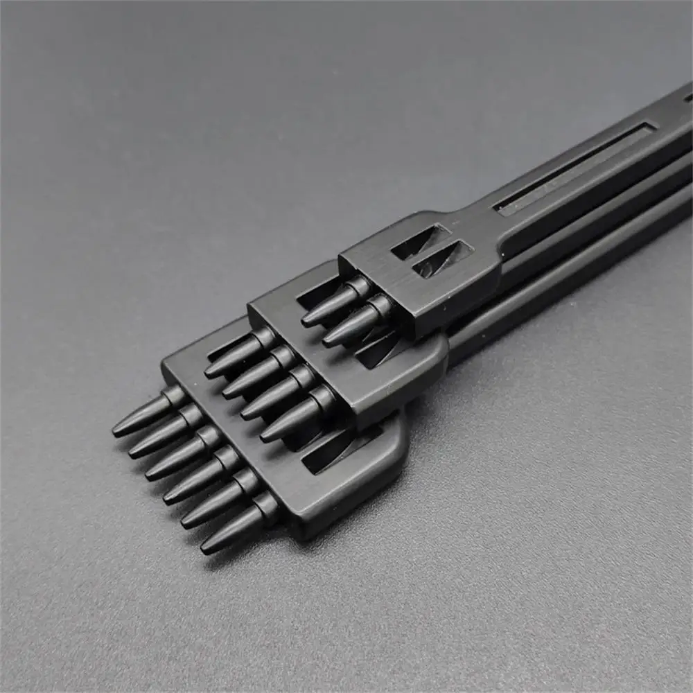 Description Picture 2 of item4/5/6mm Leather Black Round Hole Row Punch Tool Leather Punch Tool Sewing Carving Work Saddle Set пробойники для кожи