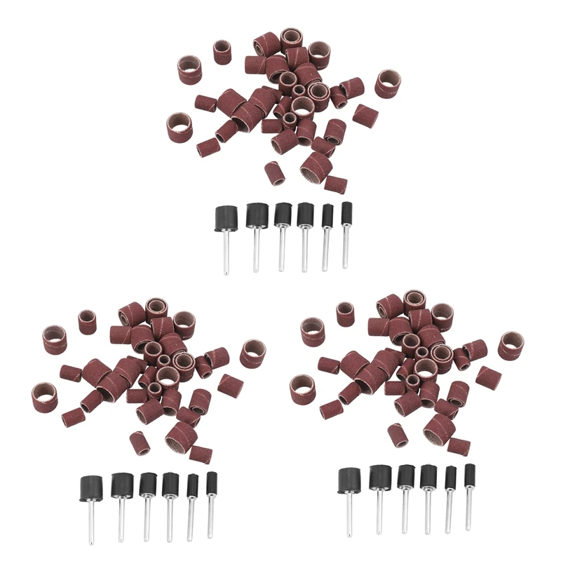 

Promotion! Jumbo 153Pc Drum Sanding Kit - Fits Dremel - Includes Rubber Drum Mandrels - 1/2, 3/8 & 1/4 Inch