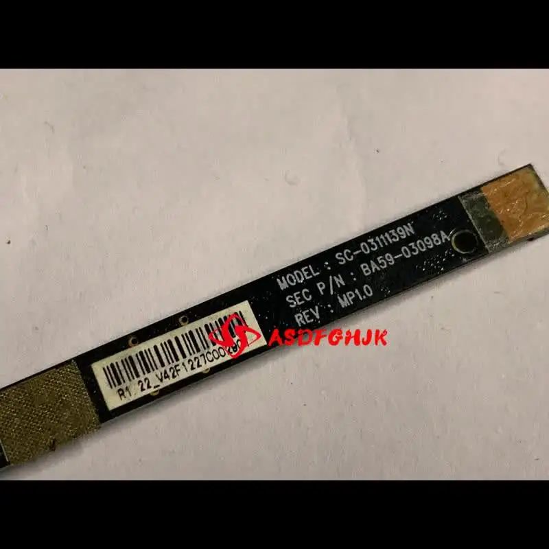 Оригинальная плата веб-камеры серии Samsung NP300V NP305 BA59-03098A тест ОК бесплатная