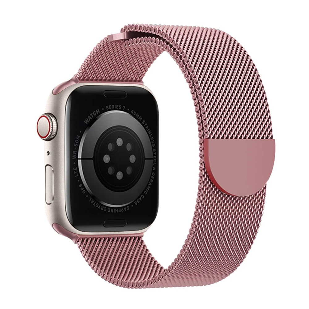 Gradient Dual-Tone Milanese Magnetic Wristband - Stainless Steel Strap