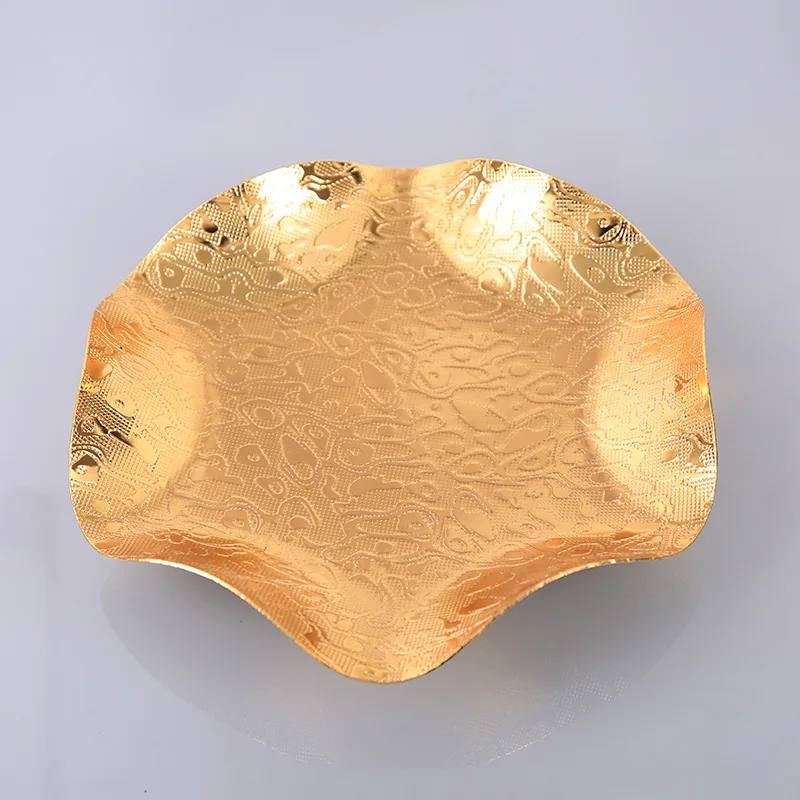 

Металлический поднос для хранения ювелирных изделий, люксовая тарелка для демонстрации фруктов, десертов, закусок, тортов, орехов, лоток для хранения, украшение для свадебной вечеринки KTV