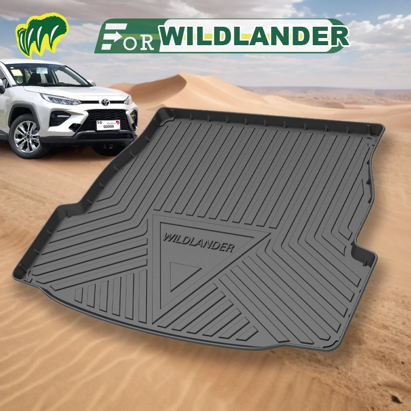 

For Toyota WILDLANDER 21 22 2020-2023 Custom Fit Car Trunk Mat All Season Black Cargo Mat 3D Shaped Laser Measured Trunk Liners