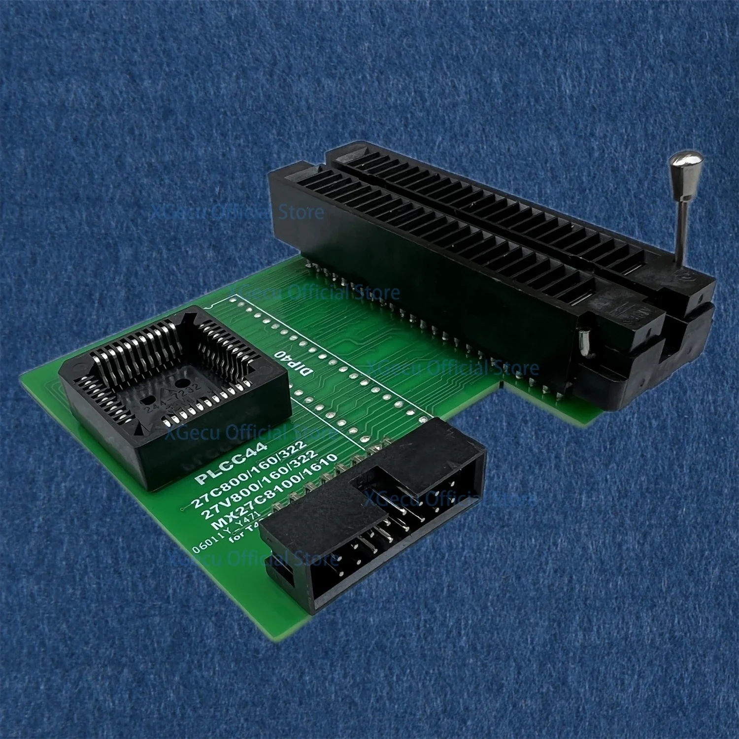 Adaptador de Adp_d42_ex-a do Xgecu com o Soquete Preto do Zif para Plcc44 Dip42 27 Uso do Eeprom de Cxxx 27vxxx Somente no Programador T48 Tl8663g - Imagem 5