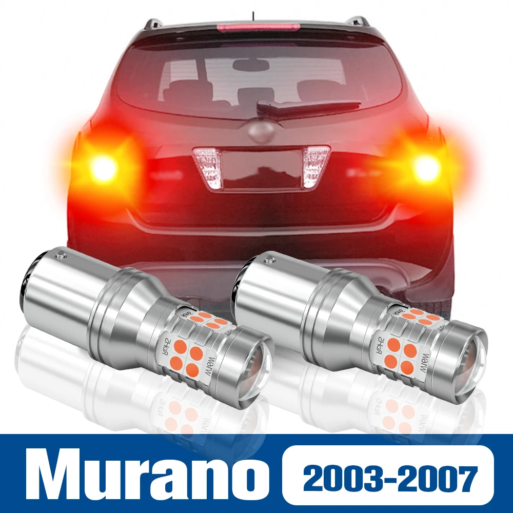 

2pcs LED Brake Light Blub Lamp Accessories Canbus For Nissan Murano Z50 2003 2004 2005 2006 2007