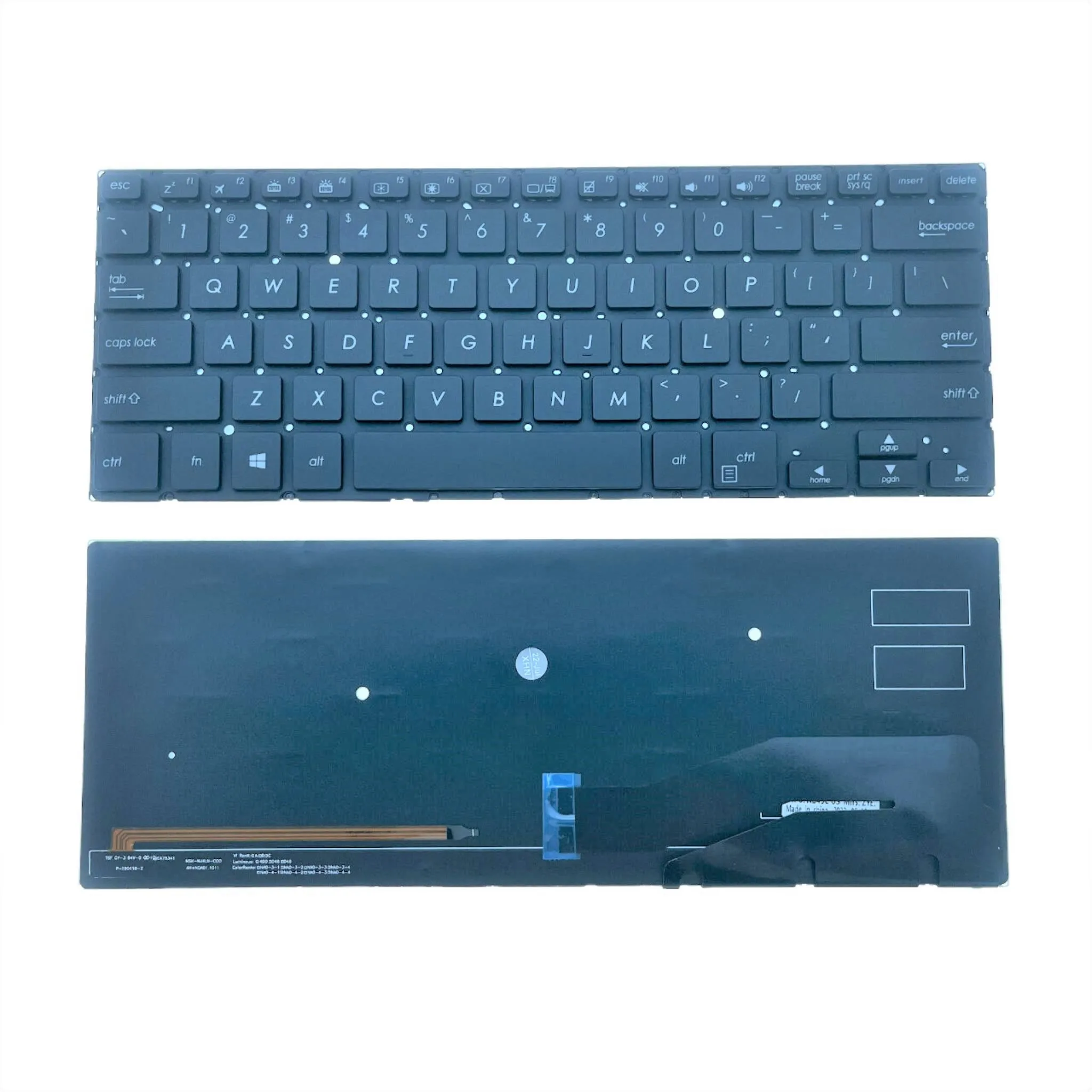 New Us Laptop Backlit Keyboard For Asus Vivobook Flip 14 Tp410 Tp410u