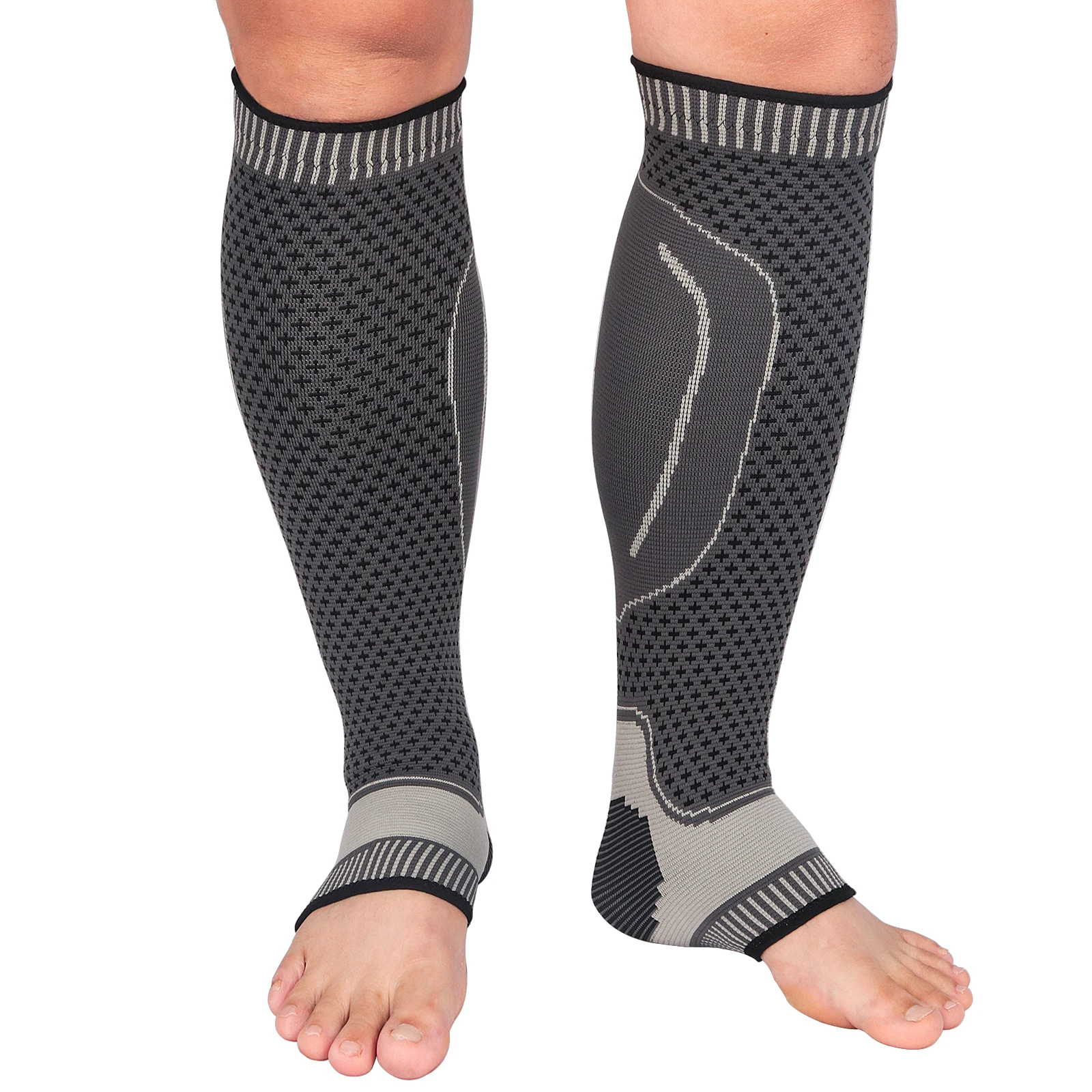 1Pair Calf Compression Sleeve Men 20-30Mmhg Shin Splint Compression Sleeve  Recover Varicose Veins Torn Calf Pain Relief - AliExpress