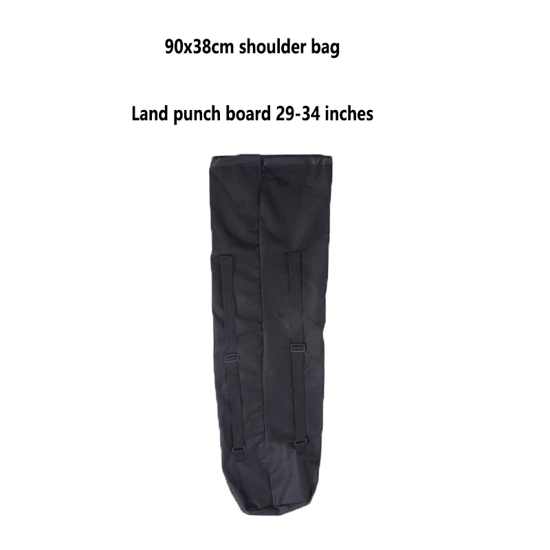 Quad Skateboard Storage Bag Land Surfboard Double Knocker Fishboard Longboard Black 600D Thickened Single and Double Shoulder