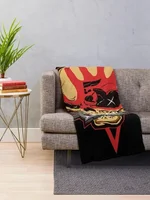 kitten pixie wearing translucent wings five finger death punch Throw Blanket Camping Extra Large Throw bed plaid Blankets 2