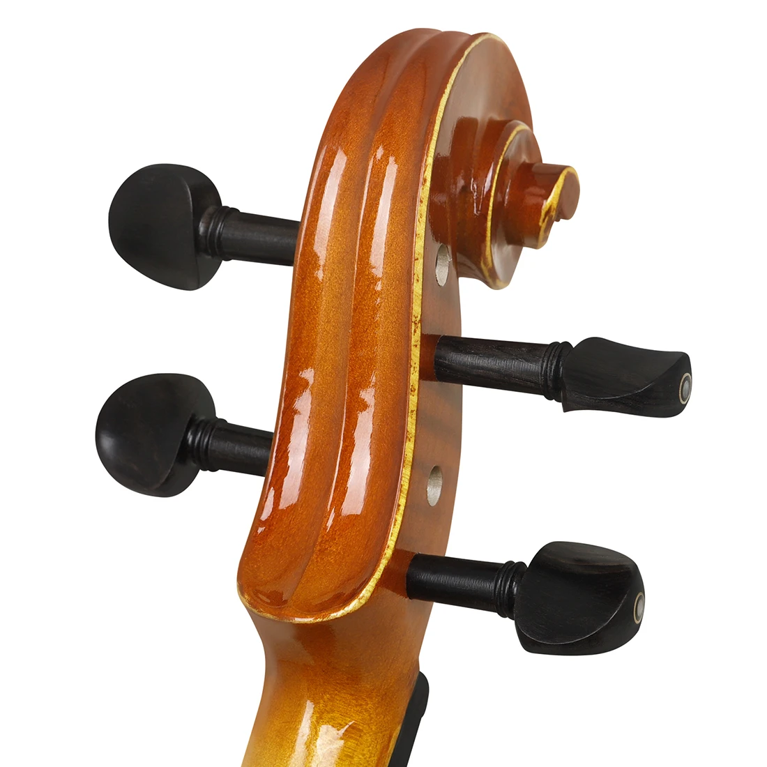 Astonvilla VA-20 16-Zoll-Akustik-Viola, Fichtenpaneel, Viola mit Koffer, Schleifenschnüre, Schulterstütze, Stimmgerät, Teile und Zubehör – Detail 6
