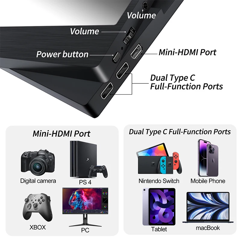 HGFRTEE ũ  ޴ ÷, CŸ ̴ HD-MI, PS4, XBOX, ġ, 17.3 ġ, 144Hz, 1920X1080