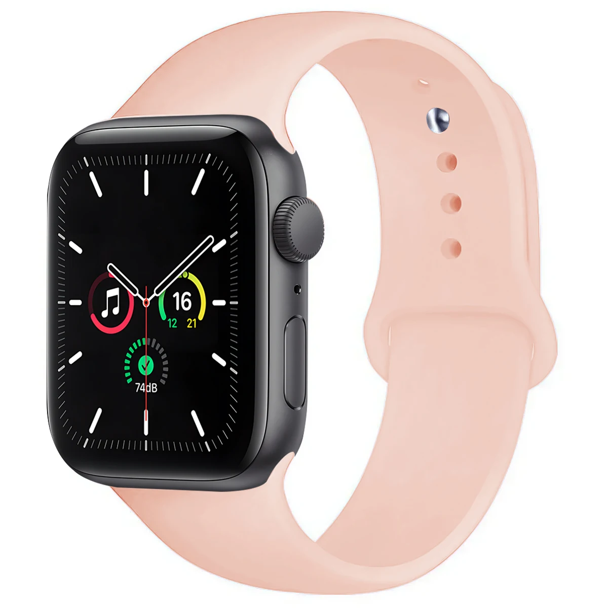 Silicone Sport Band for Apple Watch - Vibrant and Comfortable Bracelet