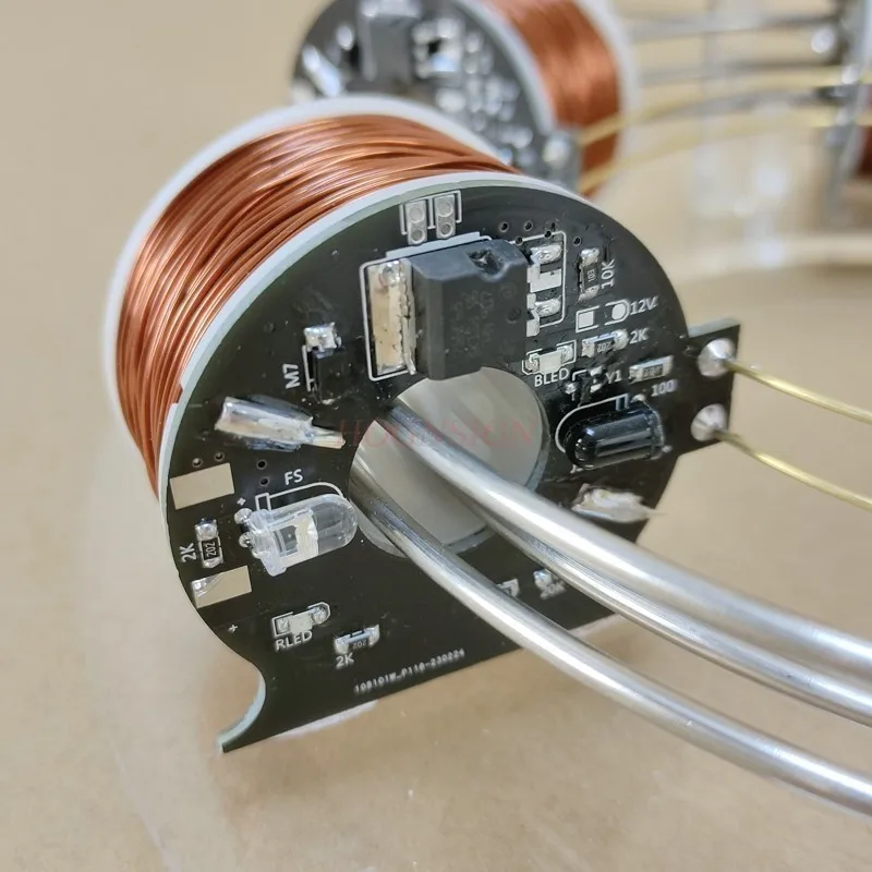 physics Electromagnetic cyclotron ring accelerator scientific experimental equipment novel and exotic physics homemade teaching physics experimental equipment