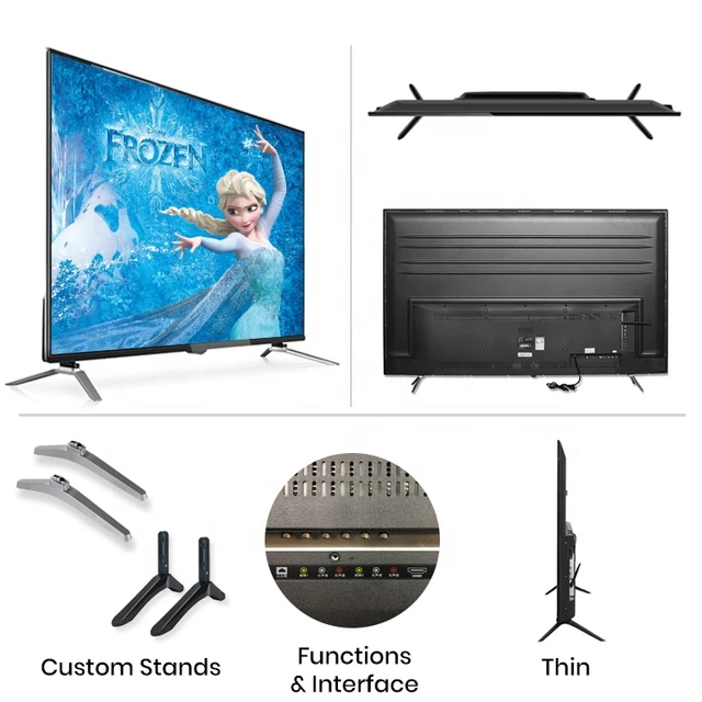 Téléviseur LED sans bordures UHD 4K, Smart Tv, Android, Google, 65 pouces -  AliExpress